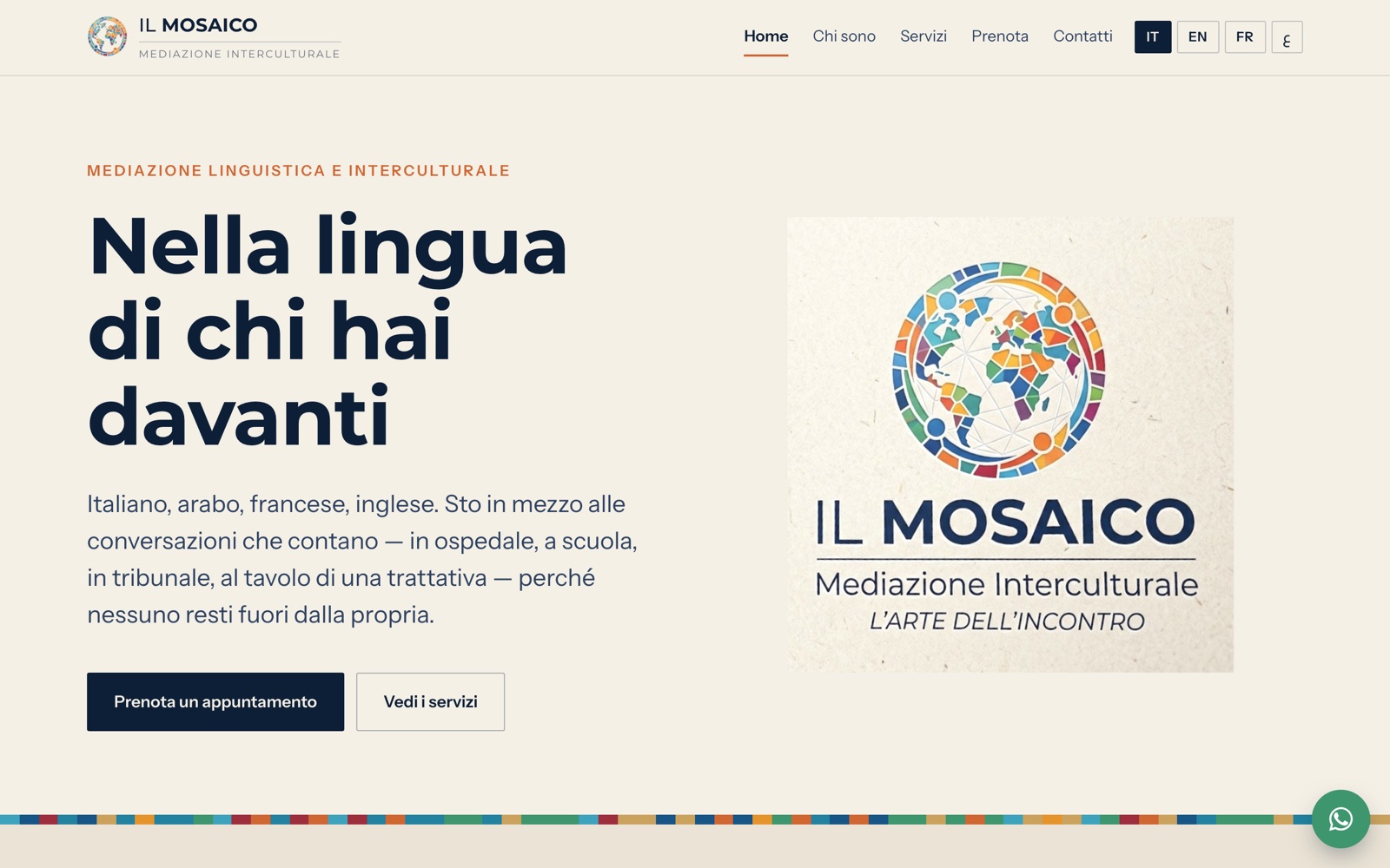 ilmosaicomediazione.it — sur ordinateur